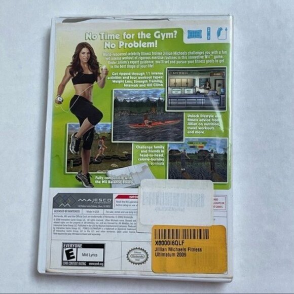 Wii Jillian Michaels Fitness Ultimatum 2009 For Nintendo Wii Balance Board - Picture 2 of 4